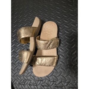 Vionic Randi Metallic Slide Sandals Size 7.5